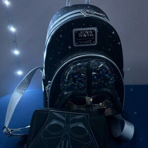 Star Wars Loungefly Darth Vader Backpack With Wallet